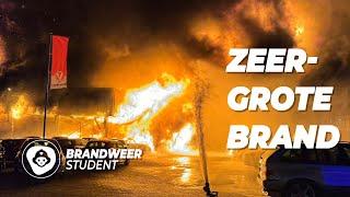 UITSLAANDE BRAND IN EEN AUTOGARAGE!! | DUTCH FIREFIGHTERS | BRANDWEER STUDENT