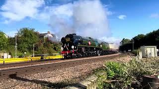 Golden Arrow - 35028 ‘Clan Line’ departs Tonbridge 26/09/24