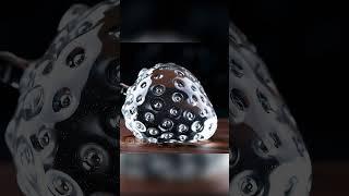 Glass Strawberry Squish  Ultra-Realistic 8K ASMR | Glitter Gel Explosion & Crystal Pops