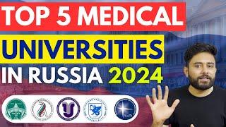 Top 5 Govt Medical colleges for MBBS in Russia for Indian Students