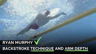 Ryan Murphy's Backstroke Arm Depth Technique!