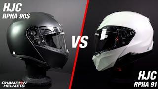 HJC RPHA-91 Versus HJC RPHA-90S - ChampionHelmets.com