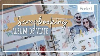 Inspiración SCRAPBOOKING  ÁLBUM de VIAJE alternando FUNDAS y PAPEL  |PARTE 1|