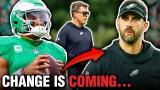 This Philadelphia Eagles SHAKEUP Will SAVE The Offense!  Sirianni's KEY MOVE & Training Camp News!