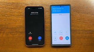 iPhone 14 Pro Max vs Samsung Galaxy Note 20 Ultra SkyPhone Incoming & Outgoing Calls. iOS vs Android