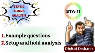 Static Timing Analysis Example Question || STA 11 || @knowledgeunlimited