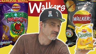 Americans TRY English Walkers Crisps