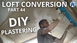 Loft conversion Part 44. DIY PLASTERING A WHOLE LOFT! How to plaster a loft conversion.