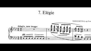 Toivo Kuula - 3 Piano Pieces Op. 3b (audio + sheet music)