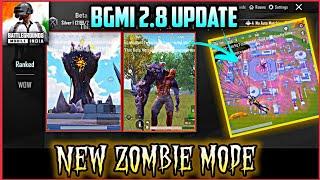 BGMI 2.8 UPDATE | NEW ZOMBIE MODE 2023 | PUBG ZOMBIE MODE GAME PLAY #bgmi #pubg #zombiemode