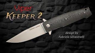 Viper Keeper 2!  Elegant Tactical "James Bond" Flipper Knife with Smart Lock System