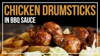 BBQ Chicken drumsticks of the grill | MakeItKitchen