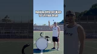 Ranking Drumline Lifting Techniques #marchingband