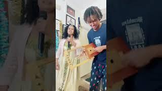 ERITREAN MOM SINGER AND SON KIRAR PLAYER #shorts #eritrean #comedy
