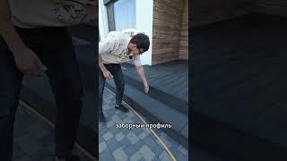 Терраса у входа дома из ДПК #стройка #замеры #ремонт #дача #дпк #топ #строительство #wood #diy