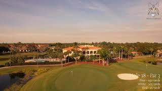 Hole 18 at Bonita Fairways Golf Club in Bonita Springs, Florida