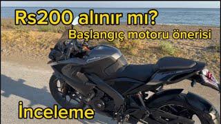 Rs200 alınır mı? Rs200 inceleme Rs200 başlangıç motoru olur mu? Kızlar için motor önerileri #keşfet