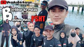 Vlog pulau kecil pasir putih bersama warga psht