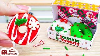 So Yummy Miniature Christmas KitKat Donuts Recipe | ASMR Cooking Mini Food