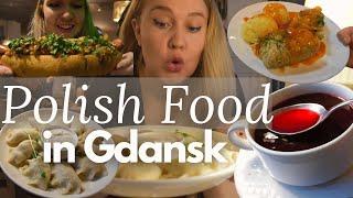 Eating Polish Food in Gdansk