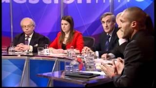 David Starkey insults an audience member & John Redwood on Question Time (1.3.12)