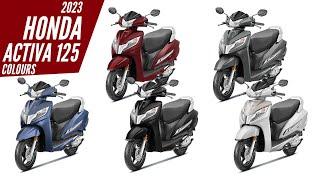 2023 Honda Activa 125 - All Color Options - Images | AUTOBICS