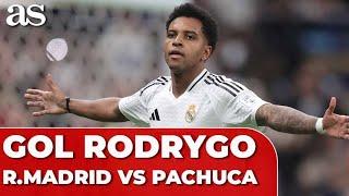 GOL de RODRYGO | REAL MADRID 2 -PACHUCA 0 | AUDIO CARRUSEL