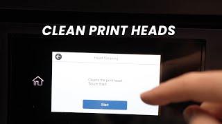 Cleaning the Print Head on the Epson WorkForce Pro WF-4820 and 4830