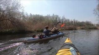 Niers von Kevelaer nach Goch - Paddeltour im April 2019