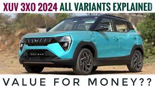 Mahindra Xuv 3x0 Variants Explained - Best Variant? | Xuv 3xo Value For Money Variant | Xuv 3xo Ax5