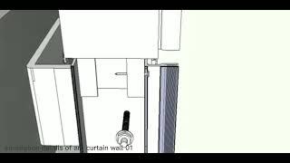 Animation I Aluminium Curtain Wall Installation I fabrication