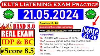 IELTS LISTENING PRACTICE TEST 2024 WITH ANSWERS | 21.05.2024