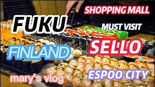 SHOPPING MALL in ESPOO, FINLAND #fuku #sushi  #japanese #market #mall #espoo #sello #prisma3d #fypシ