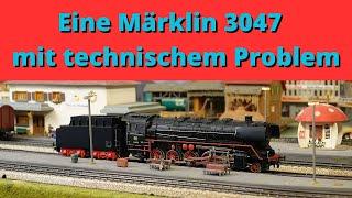 Für 70,- Euro gab es eine Märklin 3047, BR44 von 1965 mit leichten Anfangsproblemen