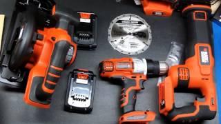 Black & Decker 4-Tool Combo Kit (unboxing)