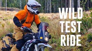 AJP PR7 - a wild adventure TEST RIDE in Sweden