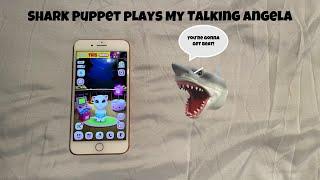 SB Movie: Shark Puppet plays My Talking Angela!