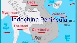 Indochina Peninsula #upsc #uppcs #govtjobs #prelims #map #ias #geography #ncert #asia #peninsula