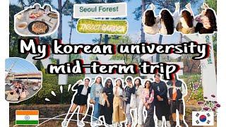 Mid-term end trip with classmates | Korea Vlog | Mid-term | Vlog