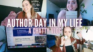 chatty author vlog // stuff your kindle day, picking the perfume for my next book, and more