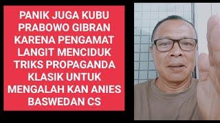 Pengamat Langit membongkar taktik dan strategi tim Prabowo Gibran melawan Anies Baswedan cs