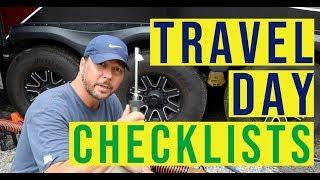 RV Travel Day Checklist! | Full Camp Breakdown and Setup | Full Time RV | Changing Lanes!