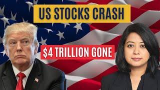 U.S. Stocks Crash as Recession Fears Soar! Why? | Faye D'Souza