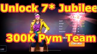 How to Unlock 7 Star Jubilee with 300K Pym Tech Team | Marvel Strike Force - Free to Play