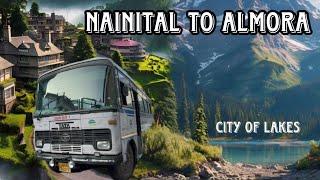 Nainital  to almora by bus | उत्तराखंड का खूबसूरत गाँव । Utc Bus vlog hindi 