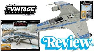 Star Wars The Vintage Collection New Republic E-Wing & KE4-N4 Review!