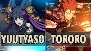 GBVSR: Yuutyaso (Yuel) Vs Tororo (Percival) | High Level Gameplay.