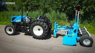 The RW220T grader is a very smooth working levelling board for the levelling (horizontal) or grading