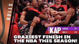 REKAP:  Chicago Bulls 119-117 win over LA Lakers. ‘Craziest most insane finish in NBA this season!’