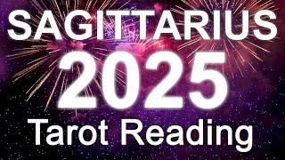 SAGITTARIUS 2025 YEARLY TAROT READING "COMING INTO YOUR OWN SAGITTARIUS!" #tarotreading #2025